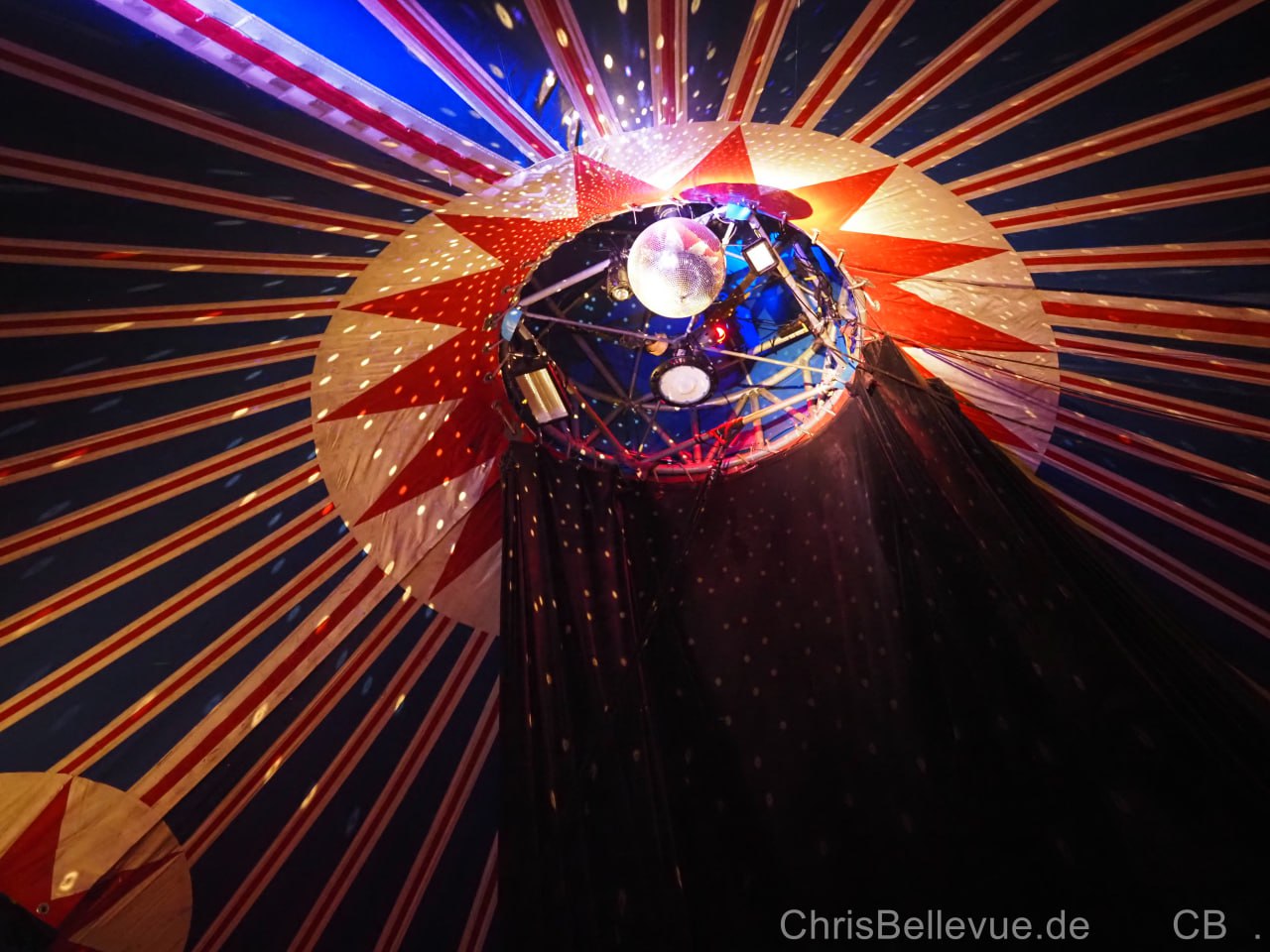 Himmel im Zirkuszelt